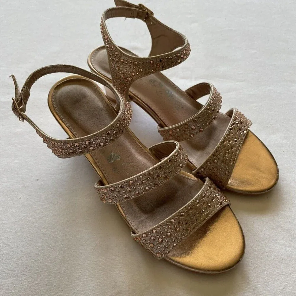 Olive & Edie Girls Dress Sandals Size 4 - Picture 3 of 10